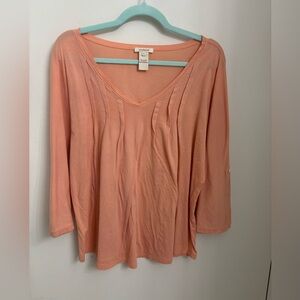 Sundance adjustable sleeve lightweight pullover